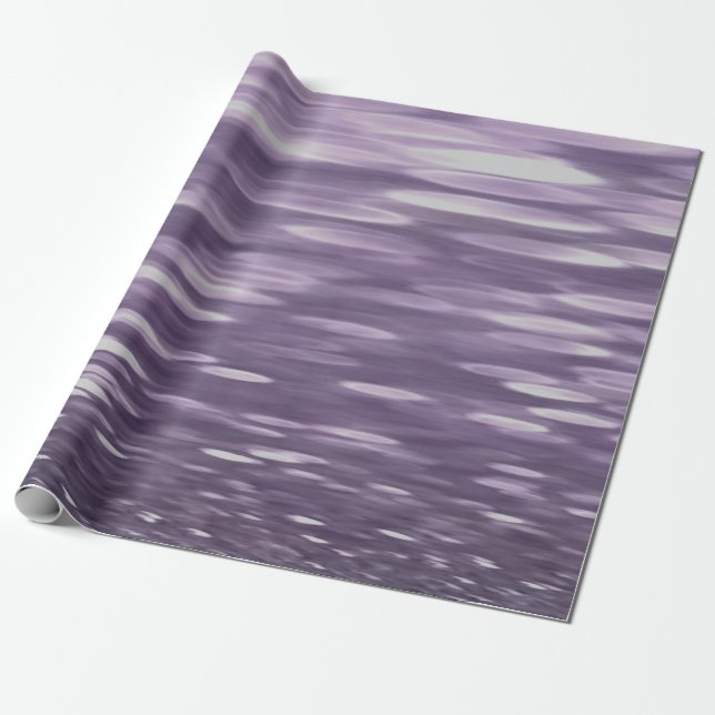 Abstrakt 1: Ultra Violet Shimmer Presentpapper (Utrullad)