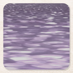Abstrakt 1: Ultra Violet Shimmer Underlägg Papper Kvadrat