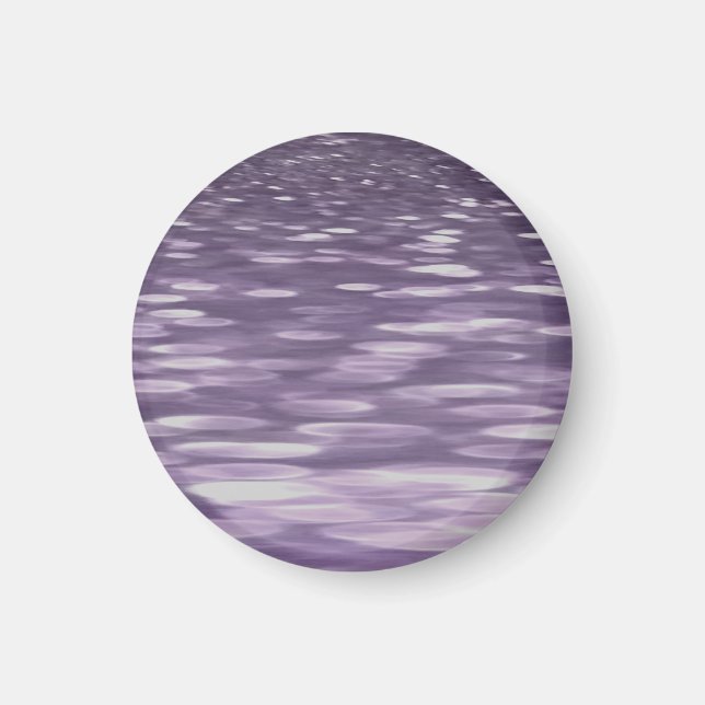 Abstrakt #1: Ultraviolett Shimmer Magnet (Framsidan)