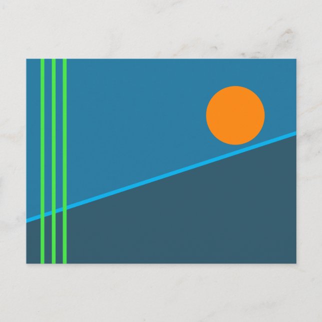 ABSTRAKT 1 VYKORT (Framsida)