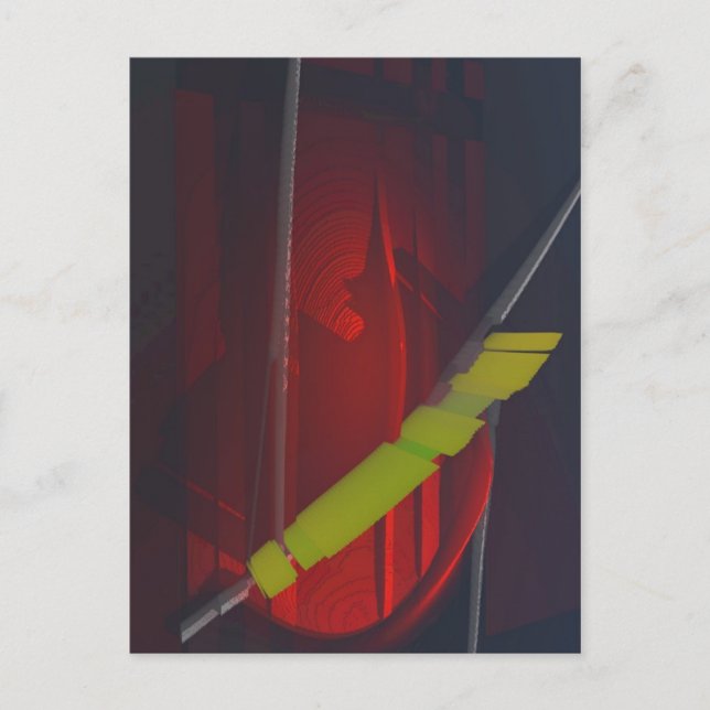 Abstrakt 1 vykort (Framsida)