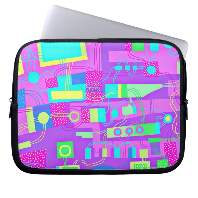Abstrakt 210711 laptop sleeve (Framsidan)