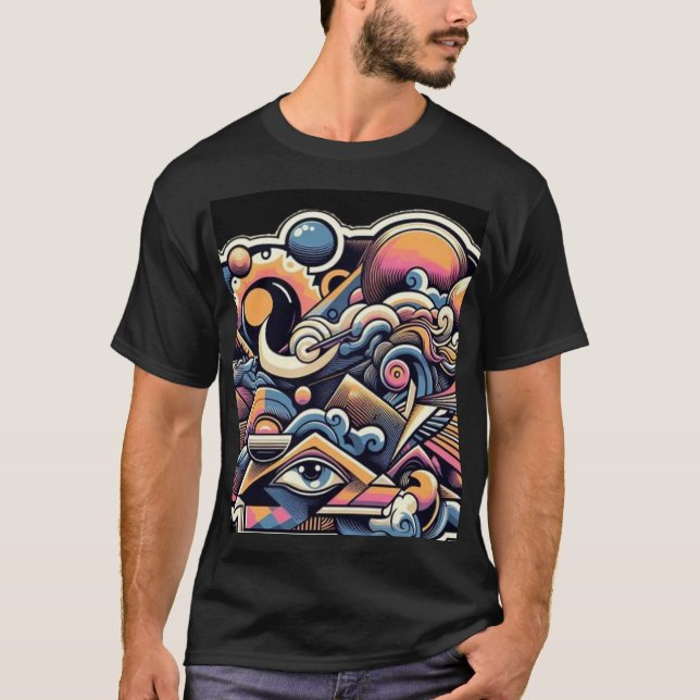 Abstrakt-22 T Shirt (Framsida)