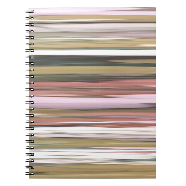 Abstrakt #2: Höst färger oskärpa på hösten Anteckningsbok Med Spiral (Framsidan)
