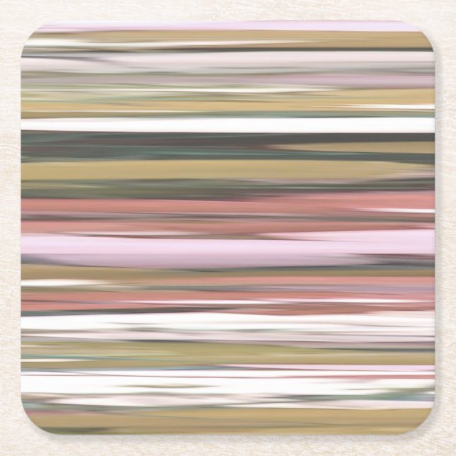 Abstrakt #2: Höst färger oskärpa på hösten Underlägg Papper Kvadrat (Framsidan)
