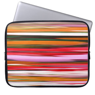 Abstrakt #2: Orangens oskärpa Laptop Sleeve