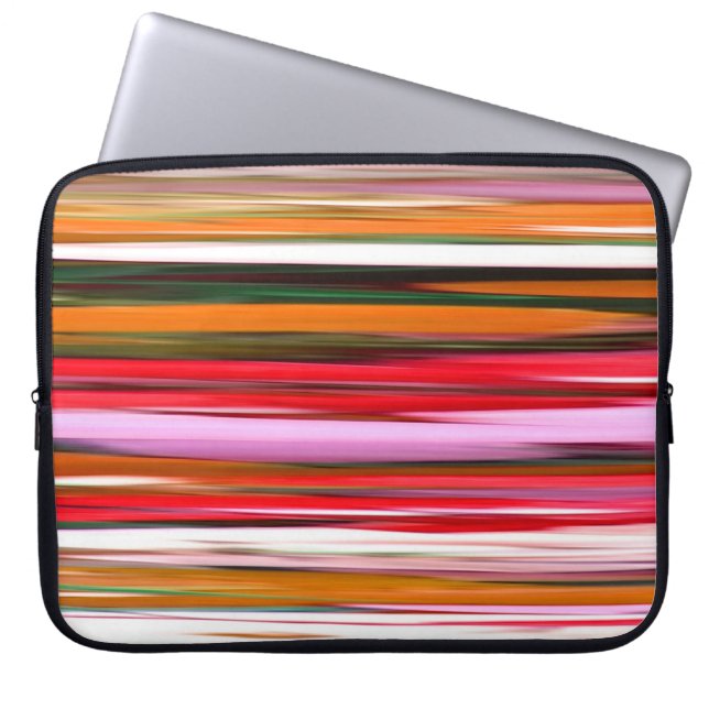 Abstrakt #2: Orangens oskärpa Laptop Sleeve (Framsidan)
