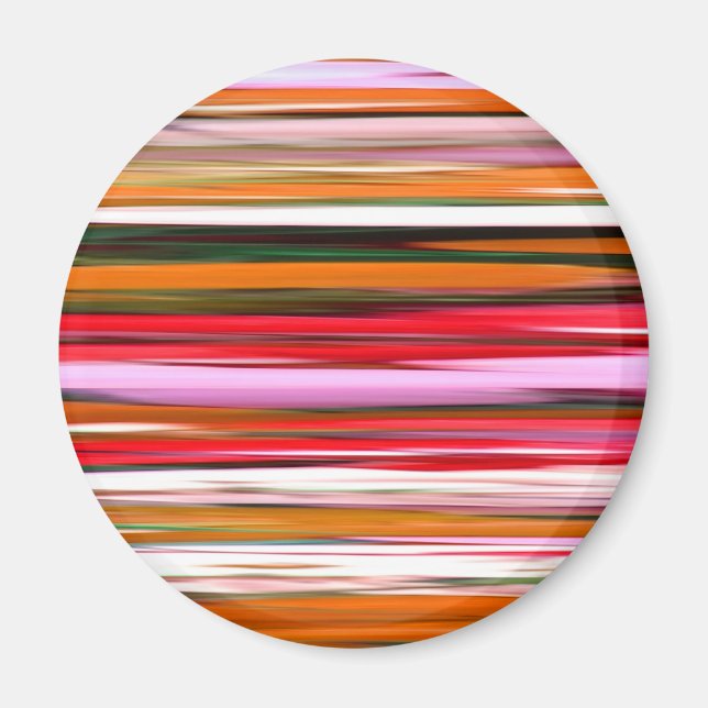 Abstrakt #2: Orangens oskärpa Magnet (Framsidan)