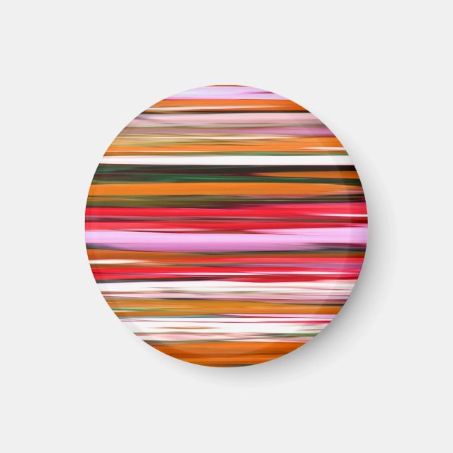 Abstrakt #2: Orangens oskärpa Magnet (Framsidan)