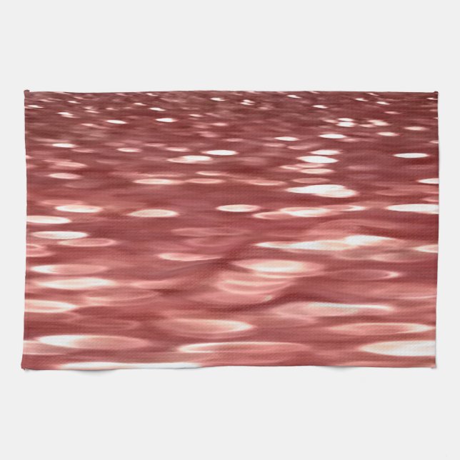 Abstrakt #2: Röd oskärpa Kökshandduk (Horisontell)