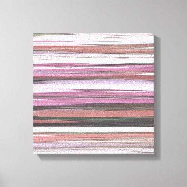 Abstrakt #2: Rosa oskärpa Canvastryck (Framsida)