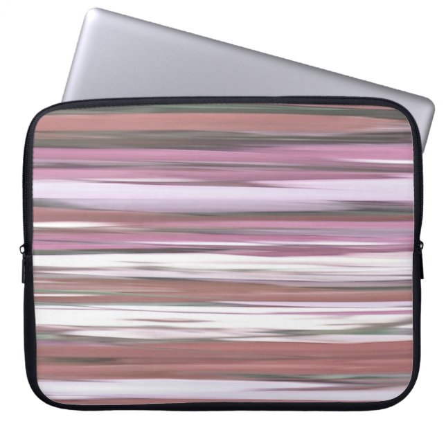 Abstrakt #2: Rosa oskärpa Laptop Sleeve (Framsidan)