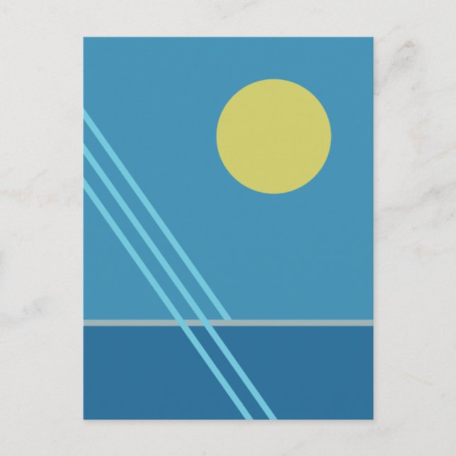 Abstrakt 3 vykort (Framsida)