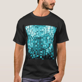 Abstrakt 3D Kuba T Shirt