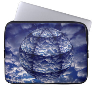 Abstrakt 3D-moln sfär Laptop Sleeve