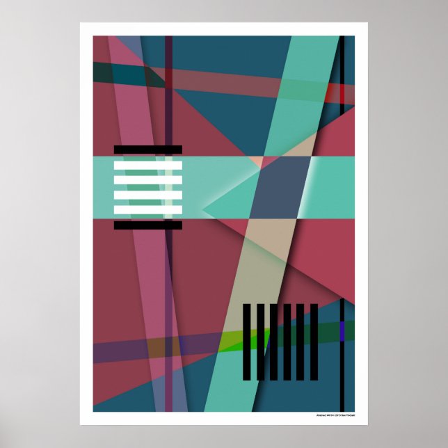 Abstrakt #410 poster (Framsidan)