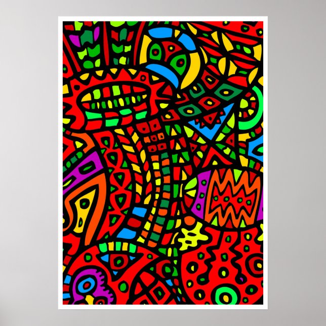 Abstrakt #411 poster (Framsidan)