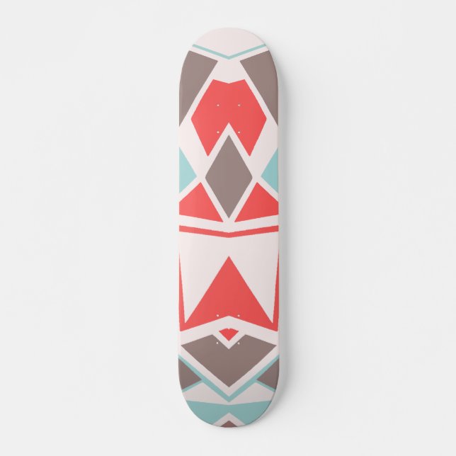 Abstrakt #582 old school skateboard bräda 21,6 cm (Framsida)