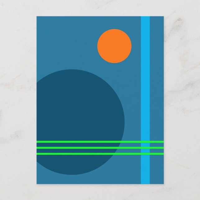 ABSTRAKT 5 VYKORT (Framsida)