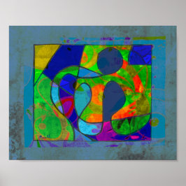 "Abstrakt 6" 8 x 10 Affisch eller Nedladdning