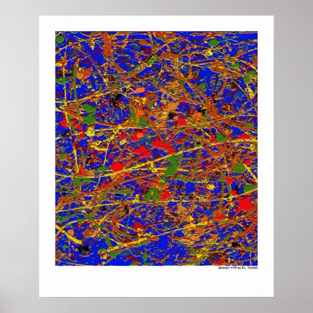 Abstrakt #741 poster (Framsidan)