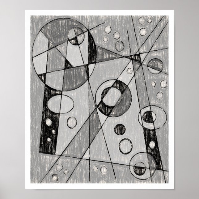 Abstrakt #747 poster (Framsidan)