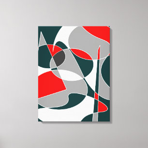 Abstrakt #76 canvastryck