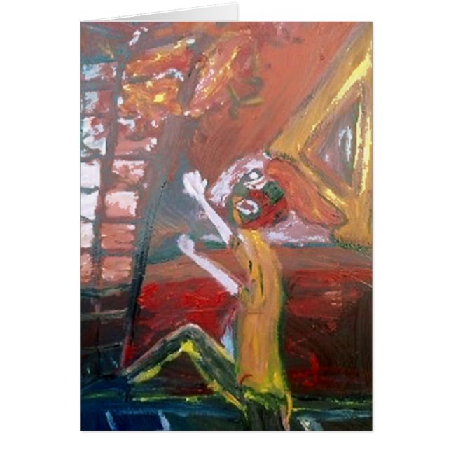 ABSTRAKT 911 HÄLSNINGSKORT (Framsidan)