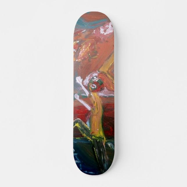 ABSTRAKT 911 SKATEBOARD BRÄDA 19,5 CM (Framsida)
