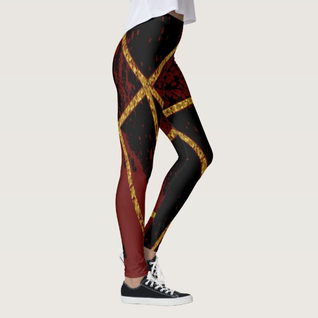 Abstrakt #940 leggings (Höger)
