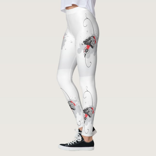 Abstrakt ÄAGLE Leggings (Vänster)