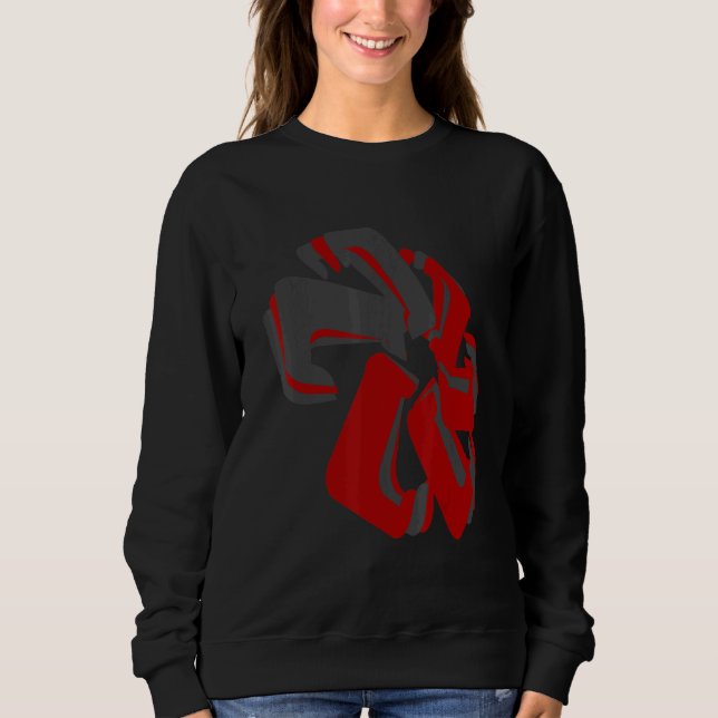 Abstrakt Abstraction Mönster T Shirt (Framsida)