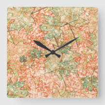 Abstrakt acer-löv på klippt koralljord