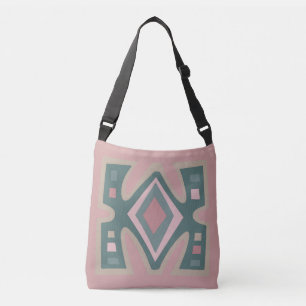 Abstrakt african geometric mönster axelväska