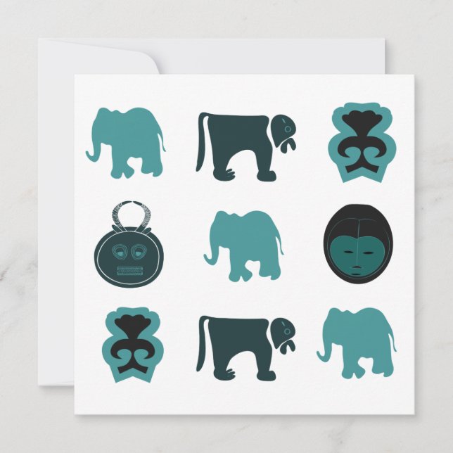 Abstrakt african tribal art (Framsida)