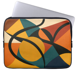 Abstrakt afrikanskt tryck  laptop fodral