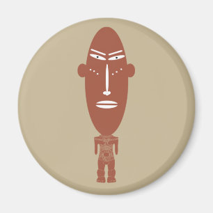 Abstrakt Afrikas stamkonst Magnet