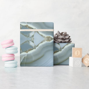 Abstrakt Agate Marble Swirl Presentpapper