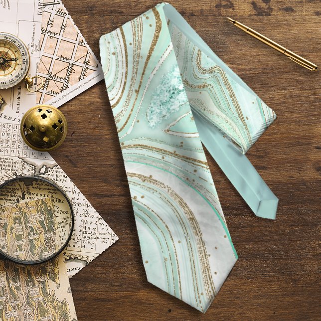 Abstrakt Agate Mint ID827 Slips (Skapare uppladdad)