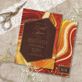 Abstrakt Agate Möhippa Hett Orange-ID827