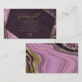 Abstrakt Agate Önskebrunn V2 Mauve ID827 Tilläggskort