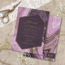 Abstrakt Agate Rehearsal Dinner Mauve ID827
