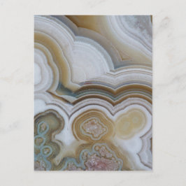 Abstrakt Agate Stone Makro Vykort