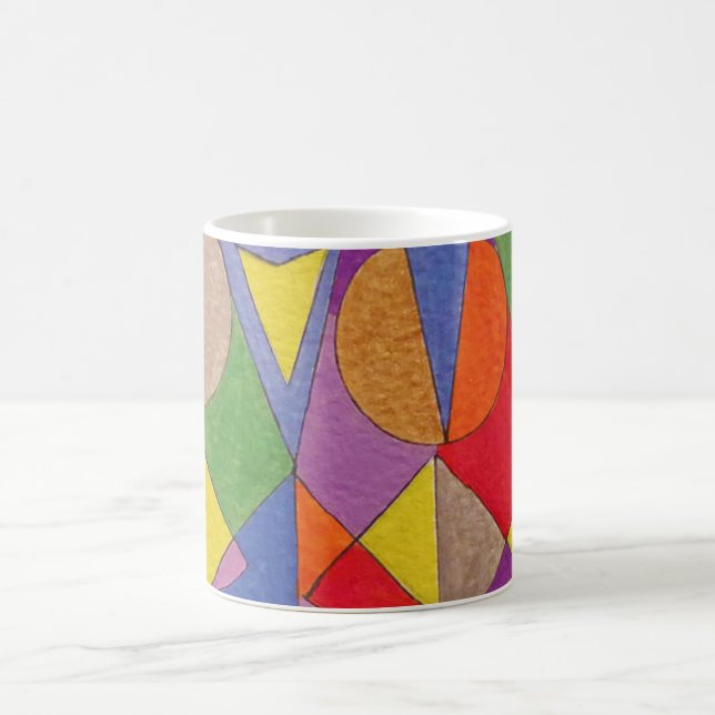 Abstrakt Akryl 1 Kaffemugg (Center)