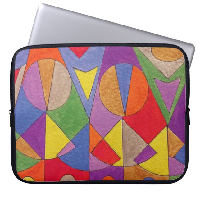 Abstrakt Akryl 1 Laptop Fodral (Framsidan)