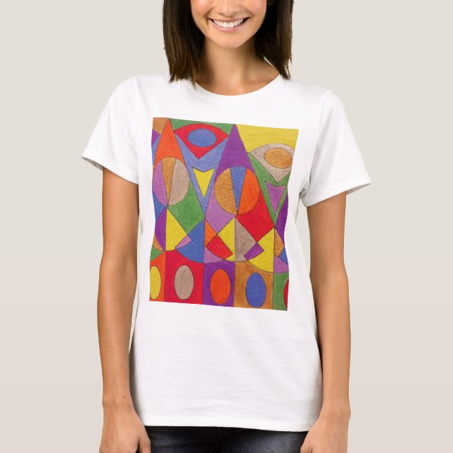 Abstrakt Akryl 1 T Shirt (Framsida)