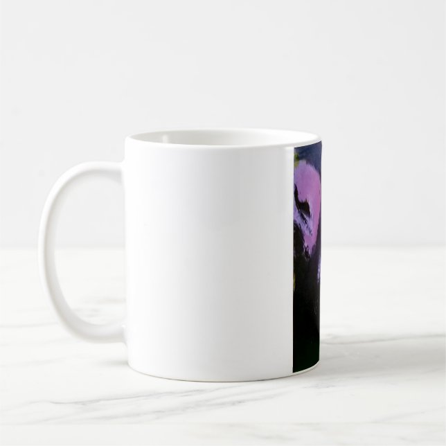 Abstrakt-Akrylfärg-Print Hankamer Artjunkhaus Kaffemugg (Vänster)