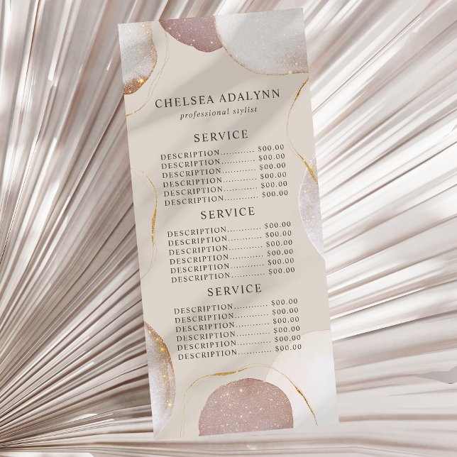 Abstrakt akvarell lyx guld former modern reklamkort (Skapare uppladdad)