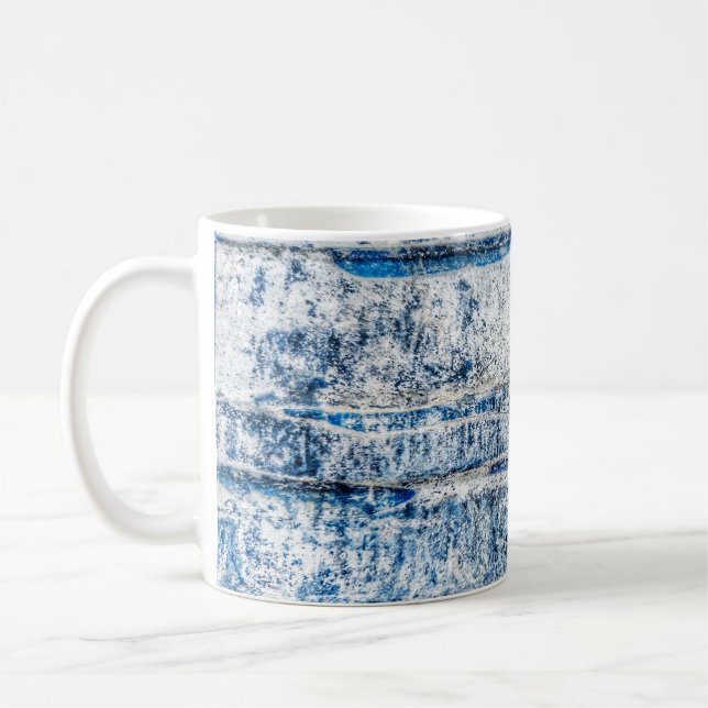 Abstrakt, åldras, och kaffemugg (Vänster)