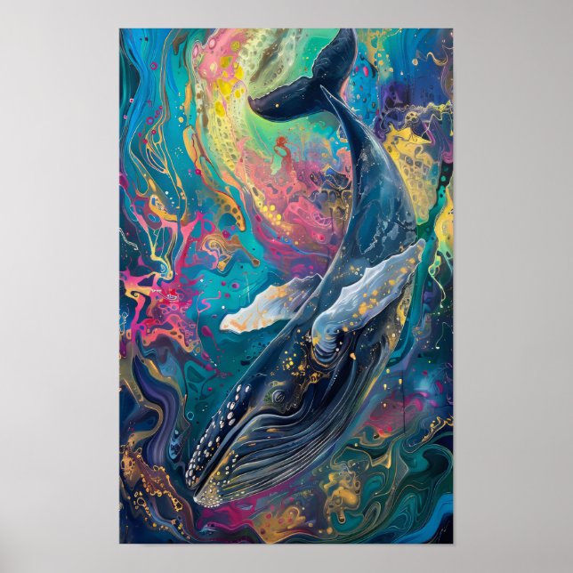 Abstrakt Ale in Fantastic Vibes Art Poster (Framsidan)